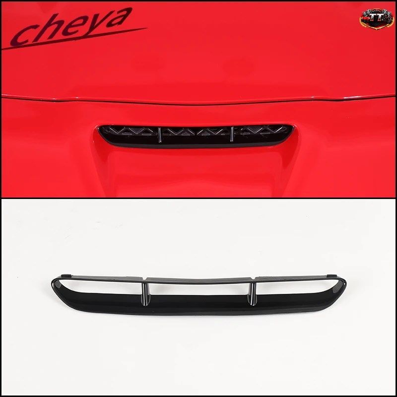 シボレー コルベット C6 ZR1 Z06 2005-2013 ABS樹脂製 フロントフードベントフレーム OEM
