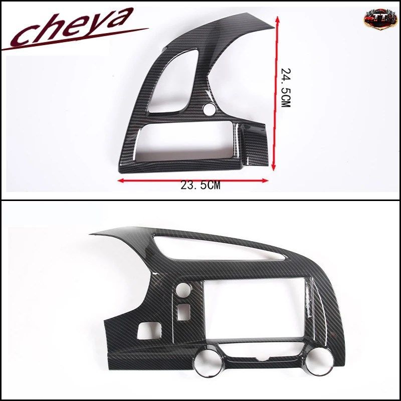 ABSカーボンファイバー製自動車ダッシュボードエアアウトレットパネ??ルフレーム シボレー コルベット C7 2014 - 19 左ハンドル車 ABSカーボンファイバー製自動車ダッシュボードエアアウトレットパネ??ルフレーム シボレー コルベット C7 2014 - 19 左ハンドル車