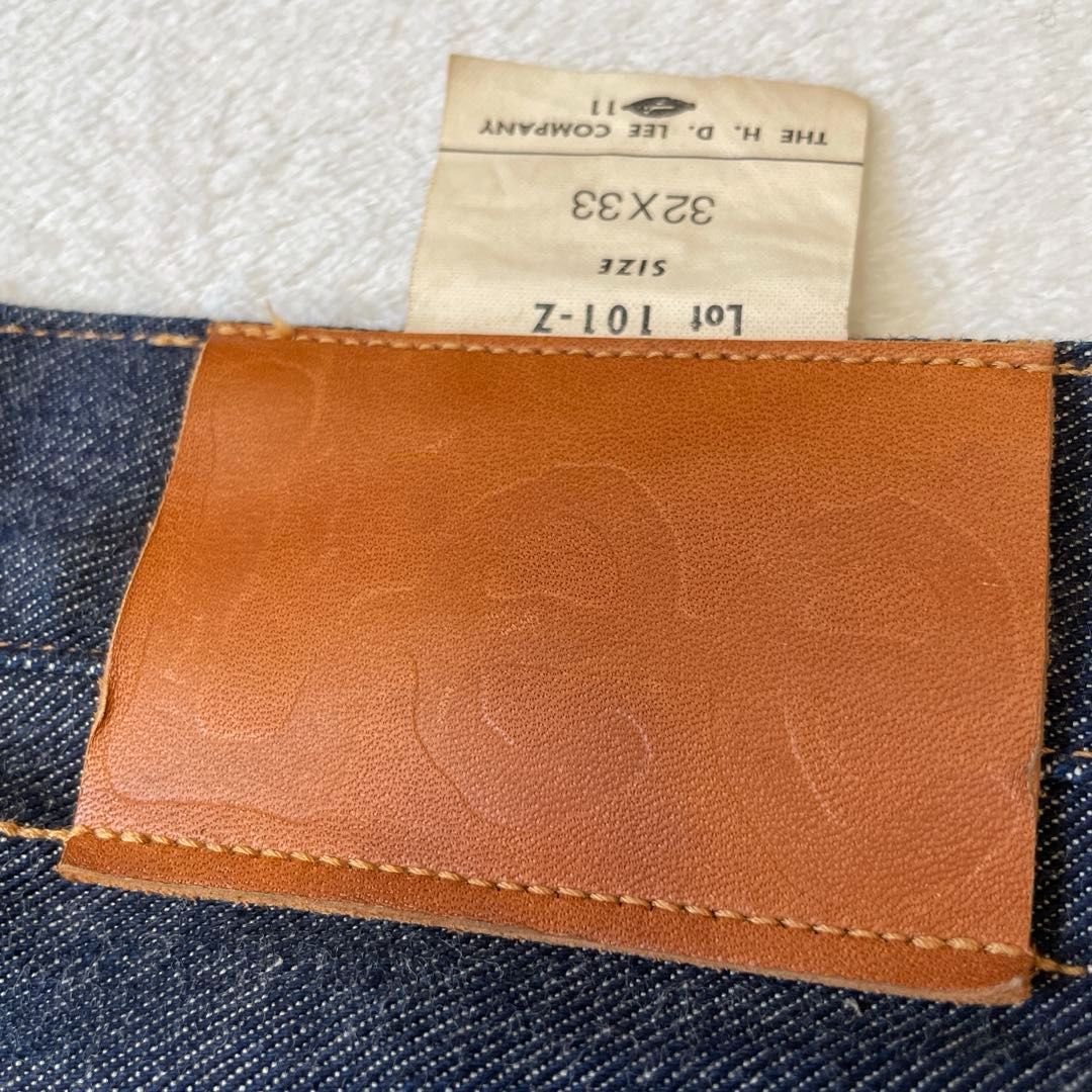 Lee 1950sアーカイブス 101Z W32（実寸約86cm） 濃紺 LM6611 日本製 