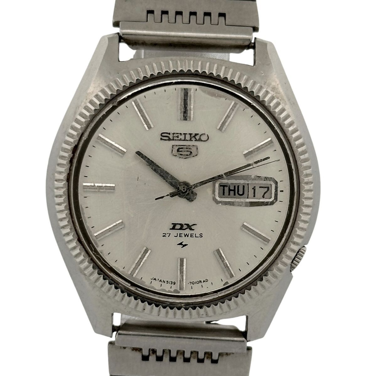 SEIKO セイコー 5DX ファイブデラックス 27石 自動巻 腕時計 ウォッチ 5139-7010