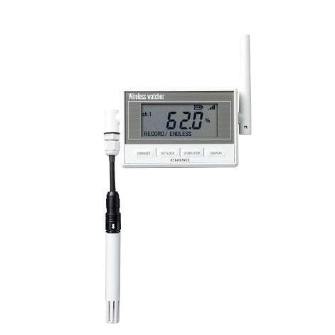 【未使用品】CHINO チノー MD8112-30H 温湿度高精度送信器 無線ロガー AC電源 3mケーブル 温湿度計 検査成績書付 送料無料