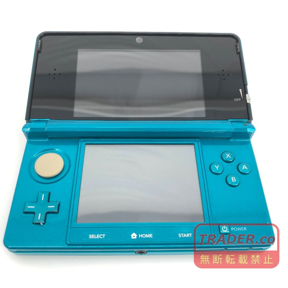 05w21251T 【3DS】ニンテンドー3DS 本体 箱あり アクアブルー SDカード