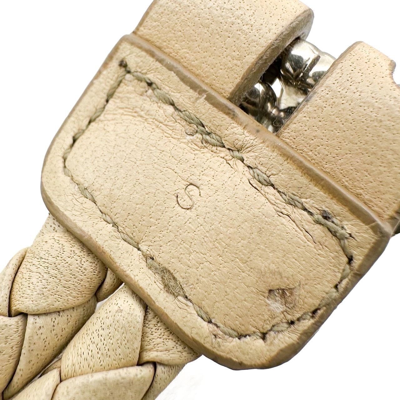 返品OK】BOTTEGA VENETA ボッテガヴェネタ レザーブレスレット