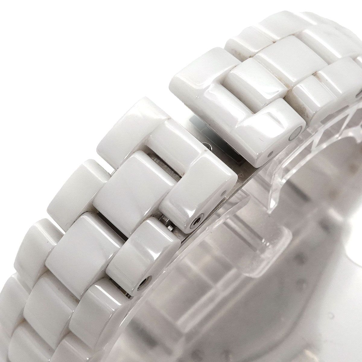シャネル CHANEL J12 33mm H0968 レディース 腕時計 デイト ホワイト