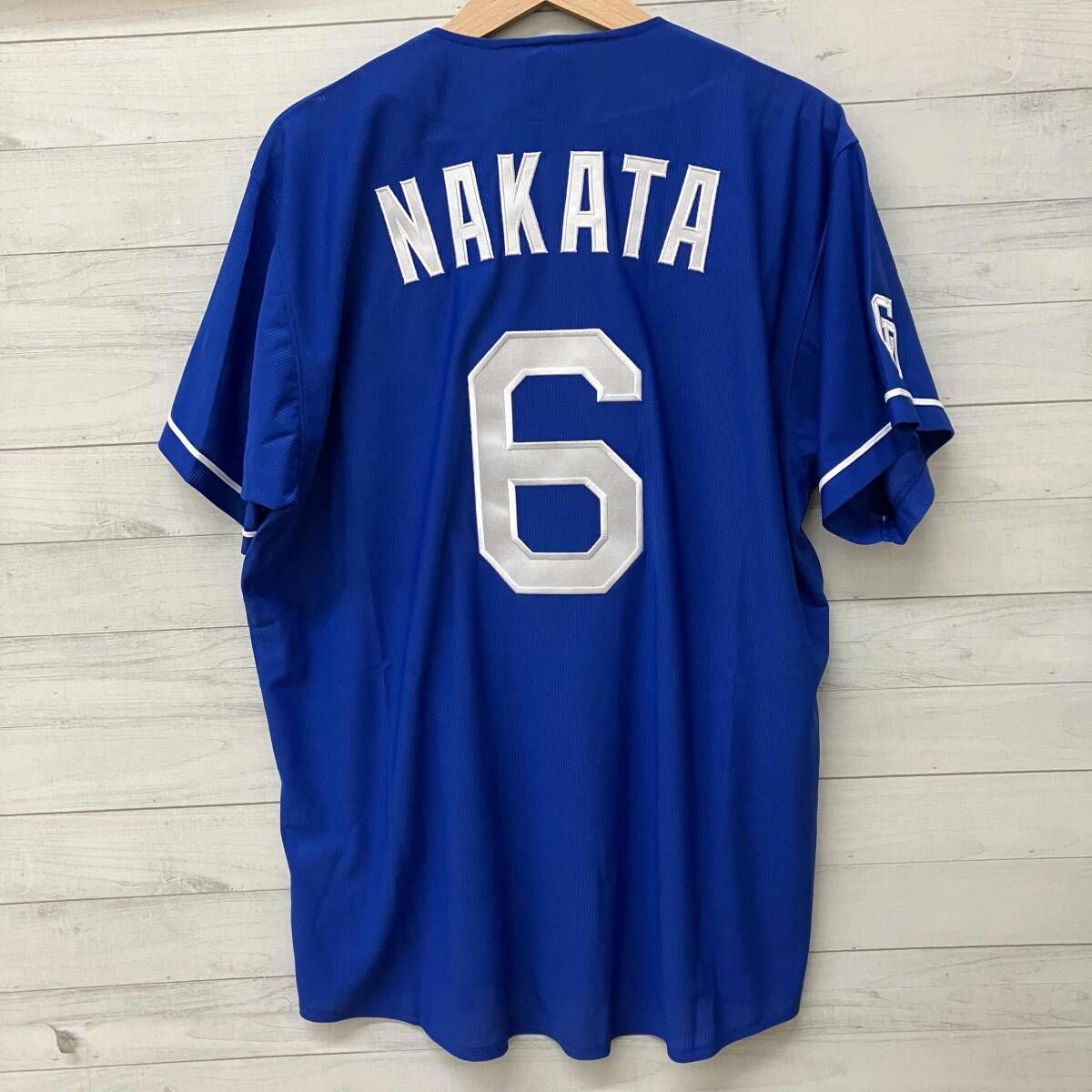 中日ドラゴンズ NPBレプリカ 中田翔 ビジター ユニフォーム ブルー 0