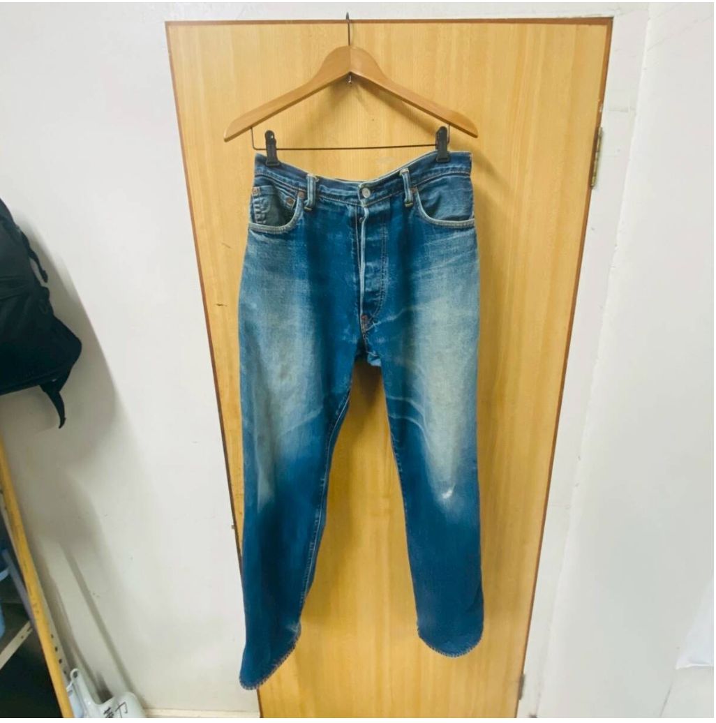 送料無料】EVISU YAMANE No.2 LOT不明 赤耳セルビッジデニム W32相当