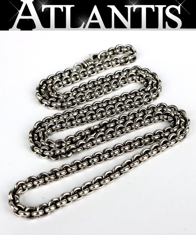 CHROME HEARTS 新宿店 クロムハーツ RS LOOP チェーン ネックレス 30インチ メンズ シルバー SV925 31441 CHROME HEARTS 新宿店 クロムハーツ RS LOOP チェーン ネックレス 30