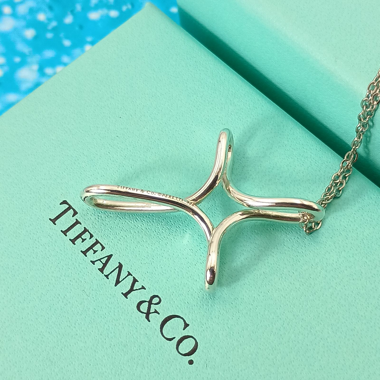 TIFFANY&Co. ティファニー インフィニティ クロス ネックレス