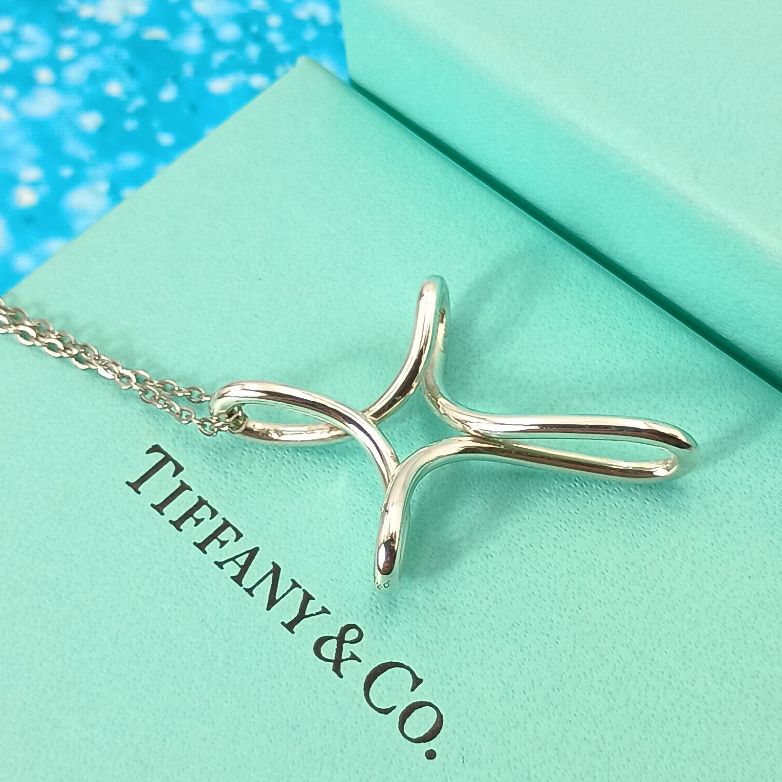 TIFFANY&Co. ティファニー インフィニティ クロス ネックレス