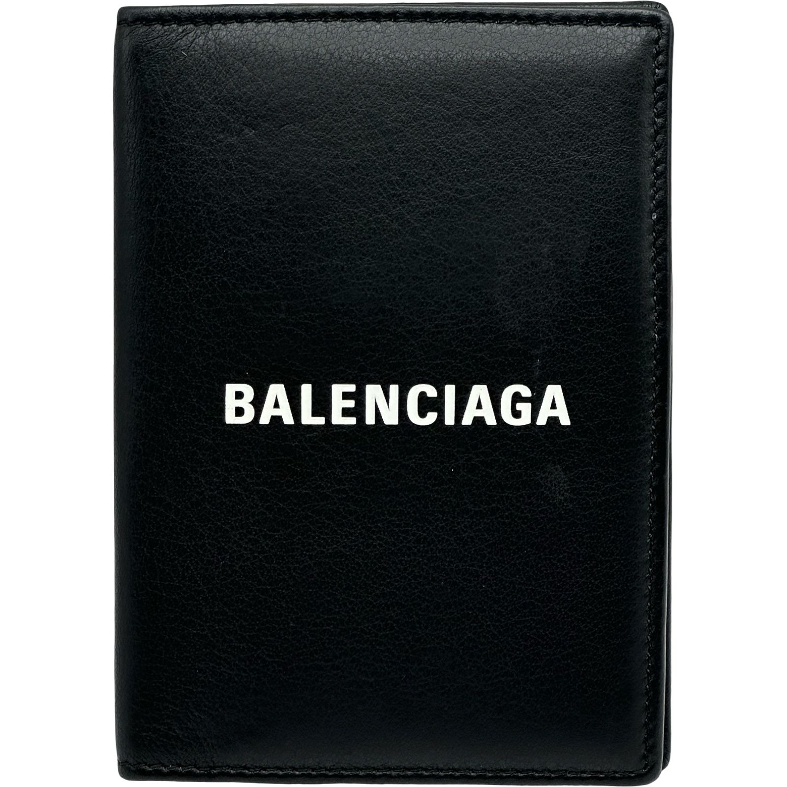 バレンシアガ BALENCIAGA エブリデイパスポートケース 551991 ブラック レザー ユニセックス パスポートケース