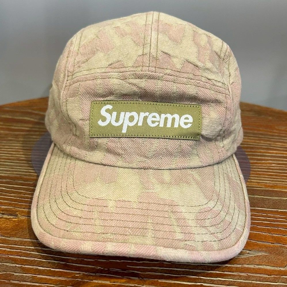SUPREME』シュプリーム ボックスロゴ オリーブベージュ デニムキャップ