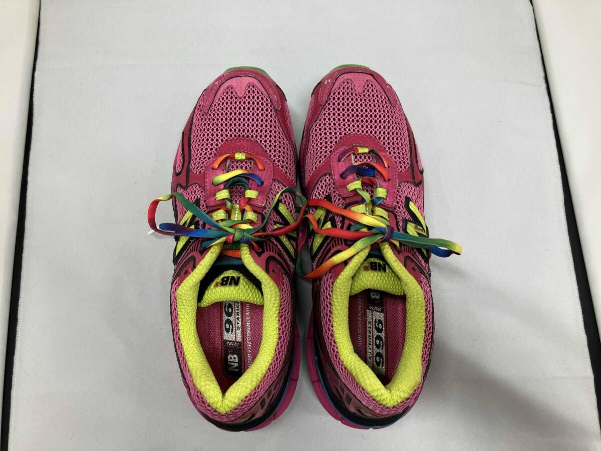New Balance MR966KPP 27cm ニューバランス ランニングシューズ ピンク