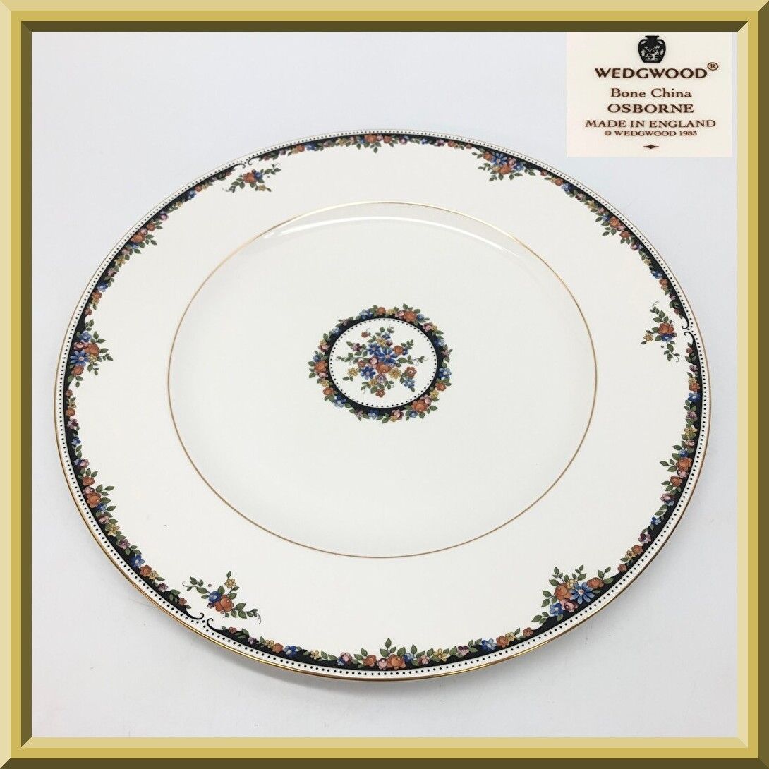 WEDGWOOD ウェッジウッド 廃盤品 OSBORNE オズボーン 黒壷印 プレート