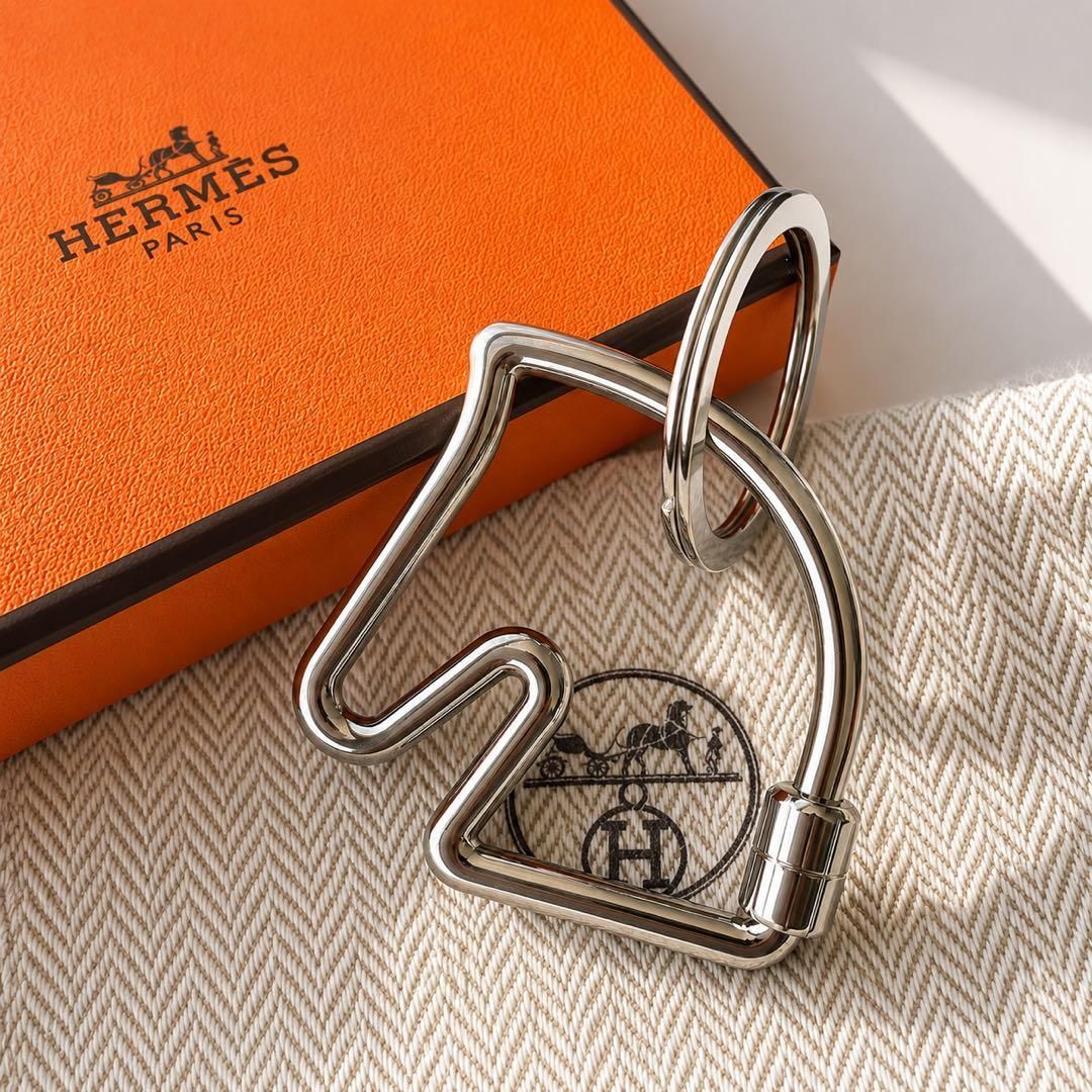 HERMES シュヴァル Cheval 馬モチーフ キーホルダー バッグチャーム