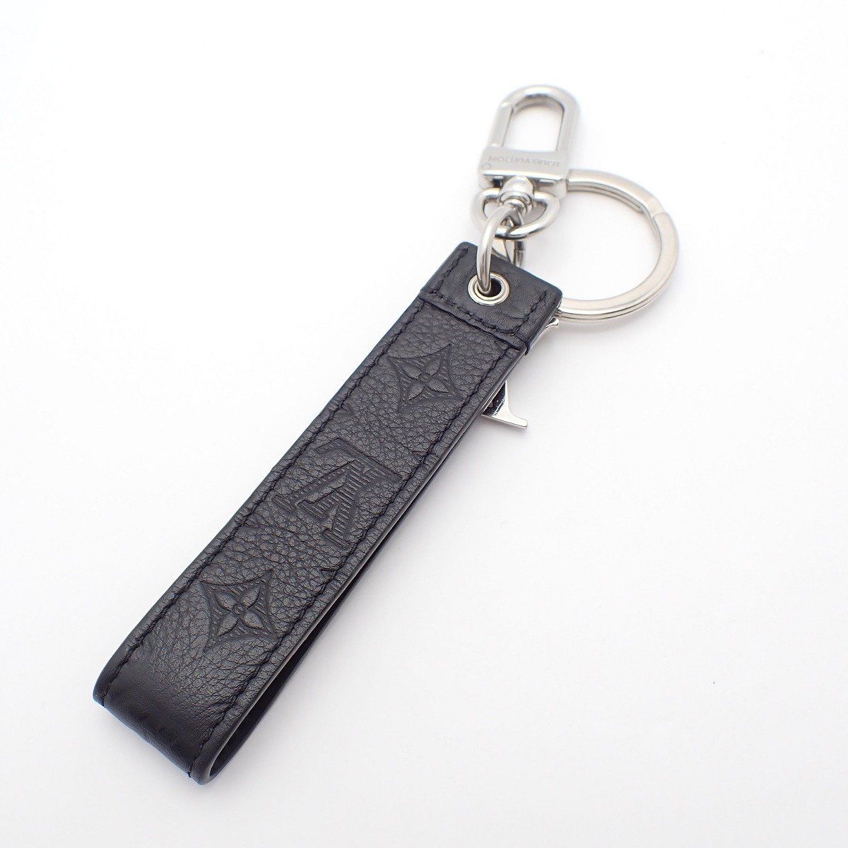 【未使用級美品】ルイヴィトン モノグラム シャドウ ドラゴンヌ キーホルダー 黒 LOUIS VUITTON ルイヴィトン ドラゴンヌ モノグラム シャドウ