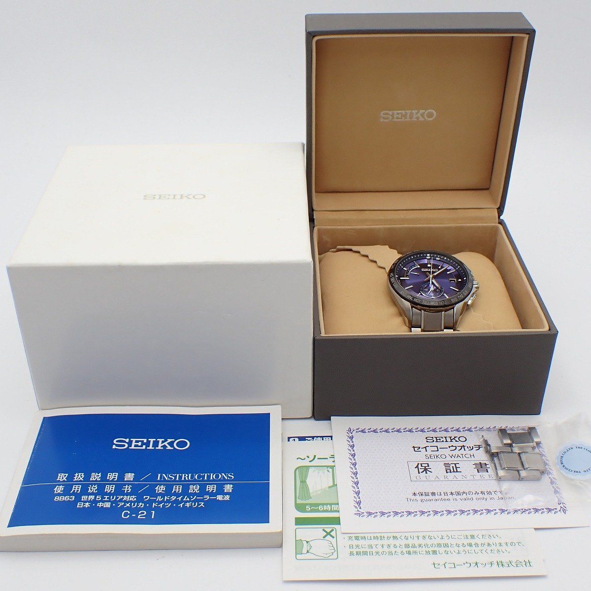 SEIKO セイコー ブライツ フライトエキスパート ワールドタイム