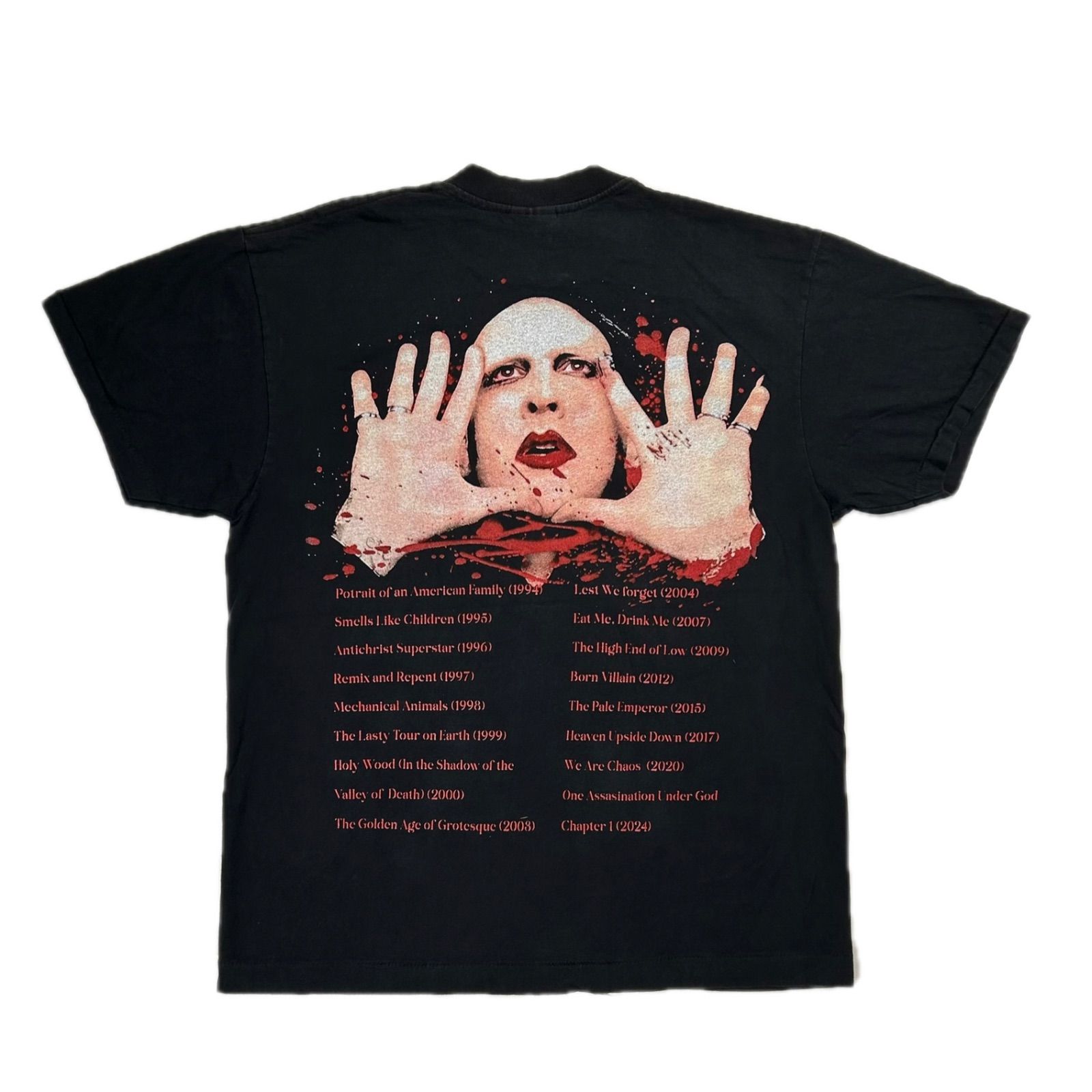 705 マリリン・マンソン Tシャツ ロックTシャツ 両面プリント L - メルカリ