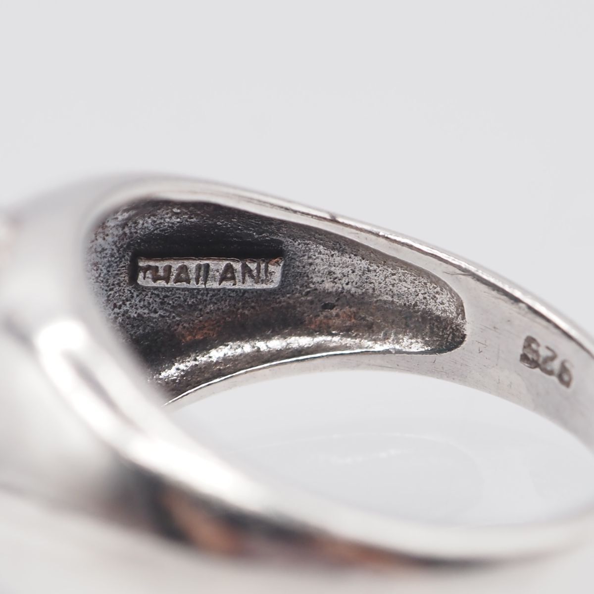 A505 ターコイズ トルコ石 THAILAND 925刻印 リング デザイン シルバー