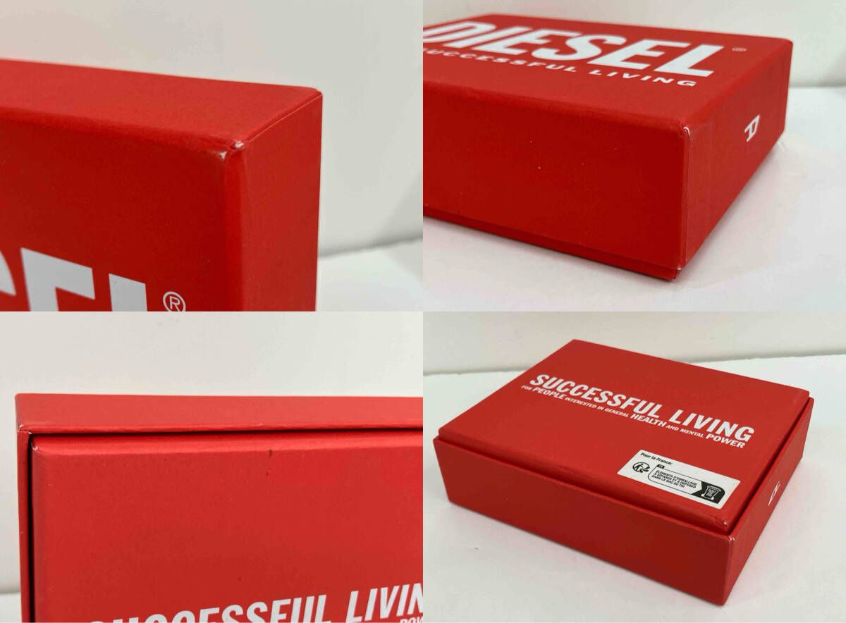 DIESEL ディーゼル 二つ折り財布 総柄レザーウォレット｜詳細画像