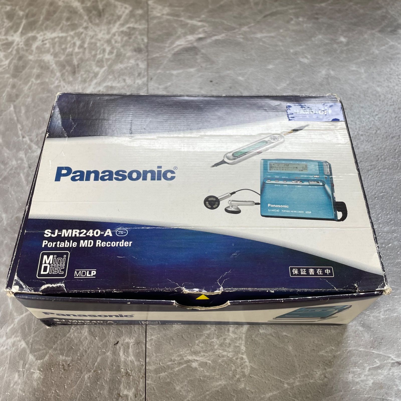 箱付き】Panasonic SJ-MR240-A ポータブルMDレコーダー - メルカリ