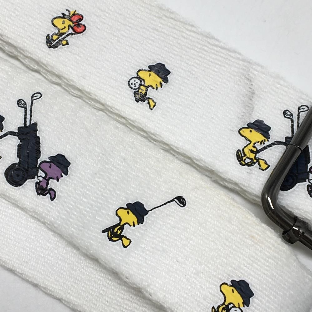 美品】パーリーゲイツ×PEANUTS カートバッグ ネイビー×白 スヌーピー