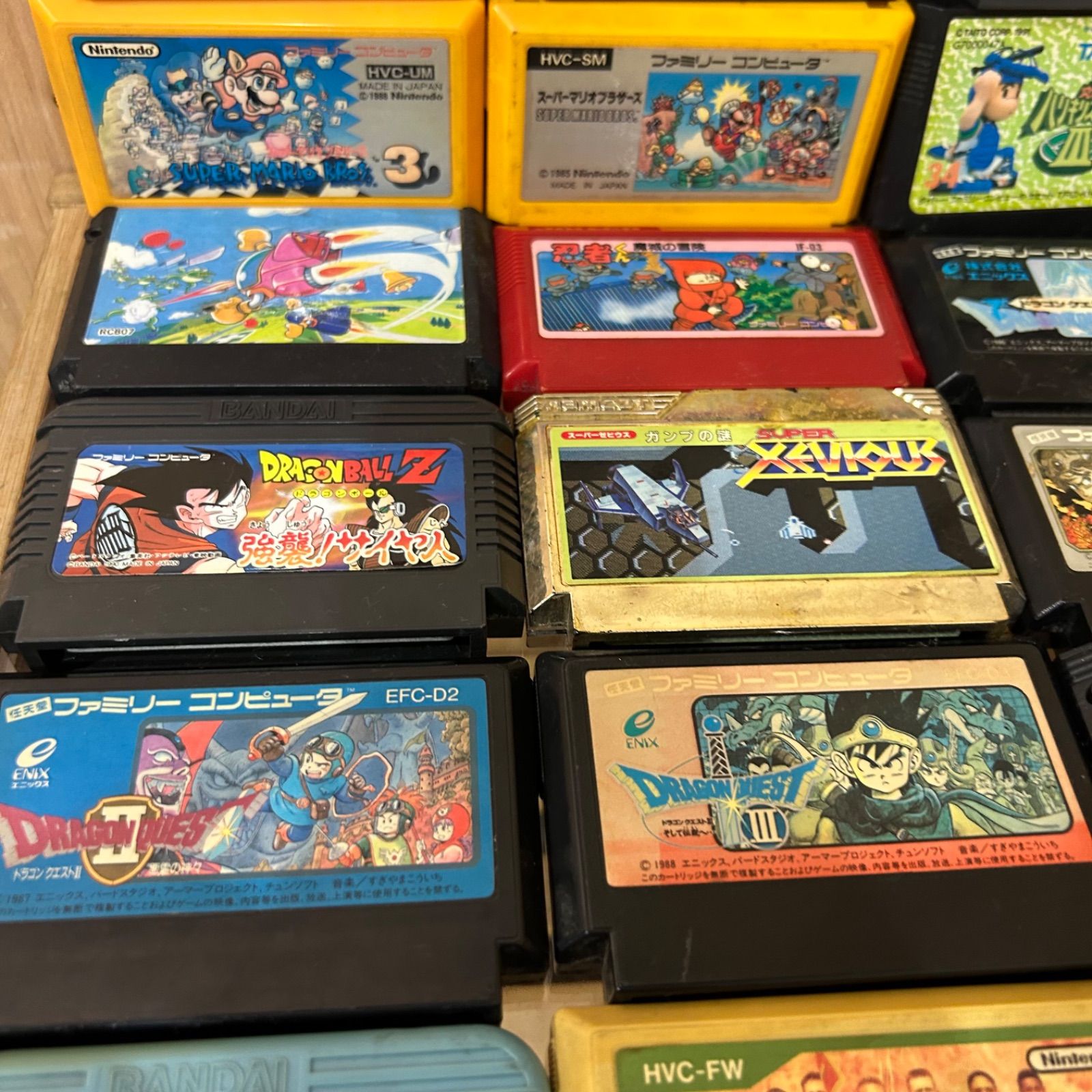 ゲームセット　ジャンク品 SGM】ジャンク ファミコン用ソフト18本 まとめ売り - メルカリ