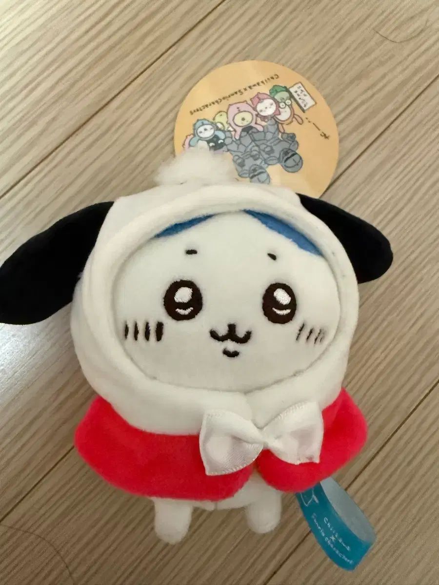 ちいかわ×サンリオキャラクターズ ぬいぐるみ ハチワレ シナモロール