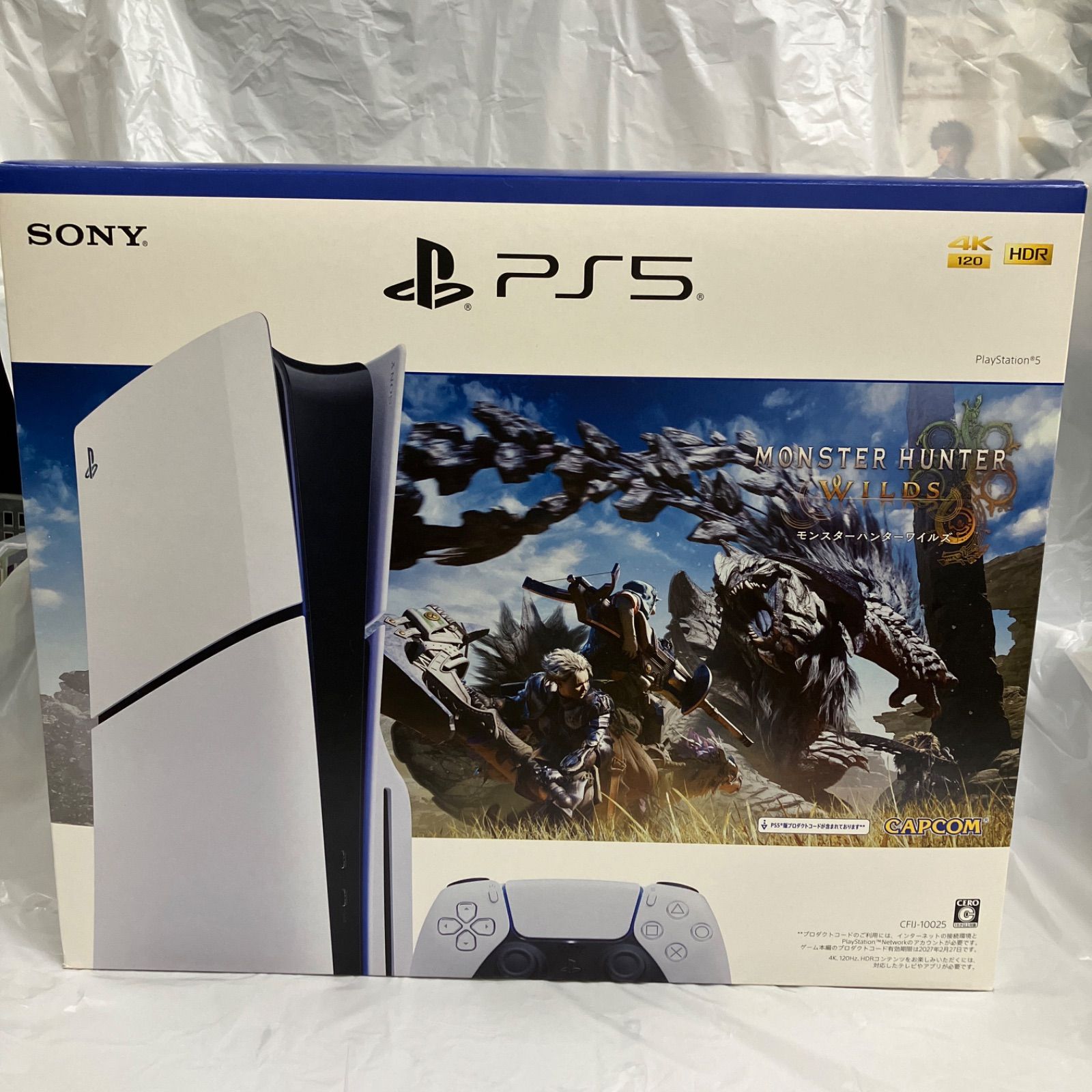 PS5 Slimモデル モンスターハンターワイルズ 同梱版 PD6027 f083