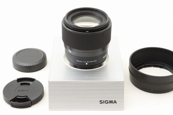 ☆美品☆ SIGMA シグマ 56mm F1.4 DC DN Contemporary Xマウント ♯26062301