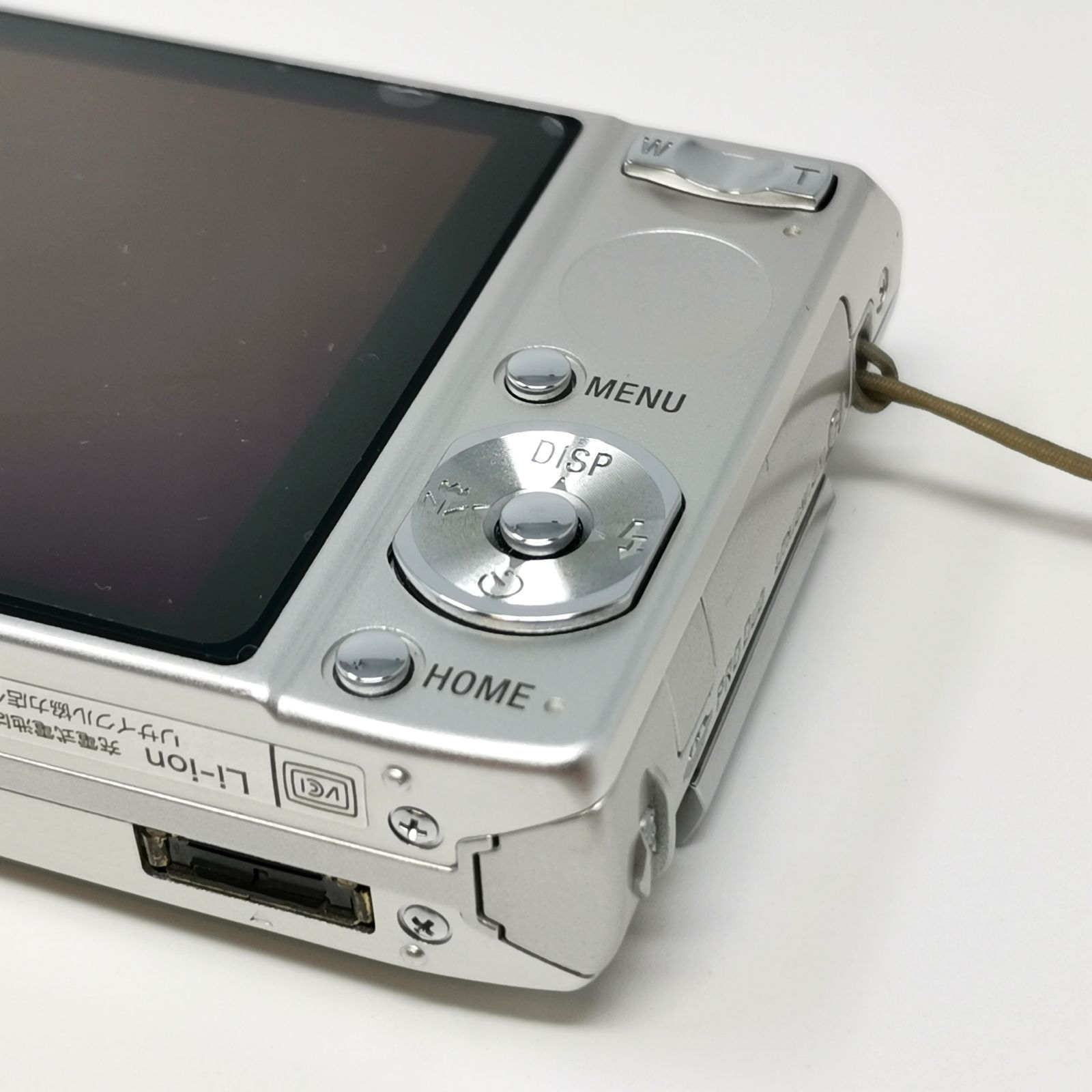 ✨動作確認済み！✨SONY DSC-T100 充電器付き！ SONY Cyber-shot DSC-T100 シルバー バッテリーないため動作未確認 SD