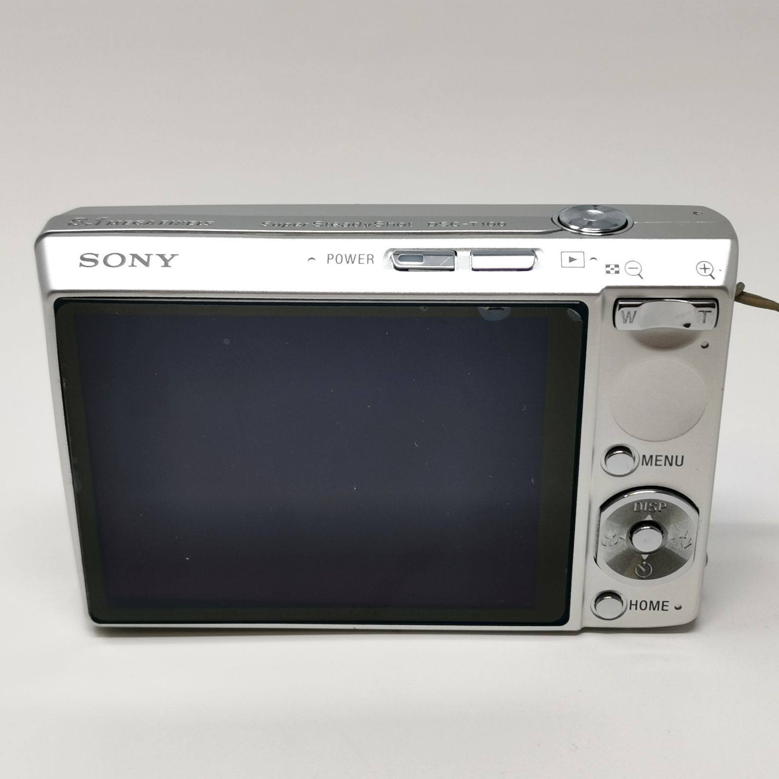 SONY Cyber-shot DSC-T100 シルバー バッテリーないため動作未確認 SD