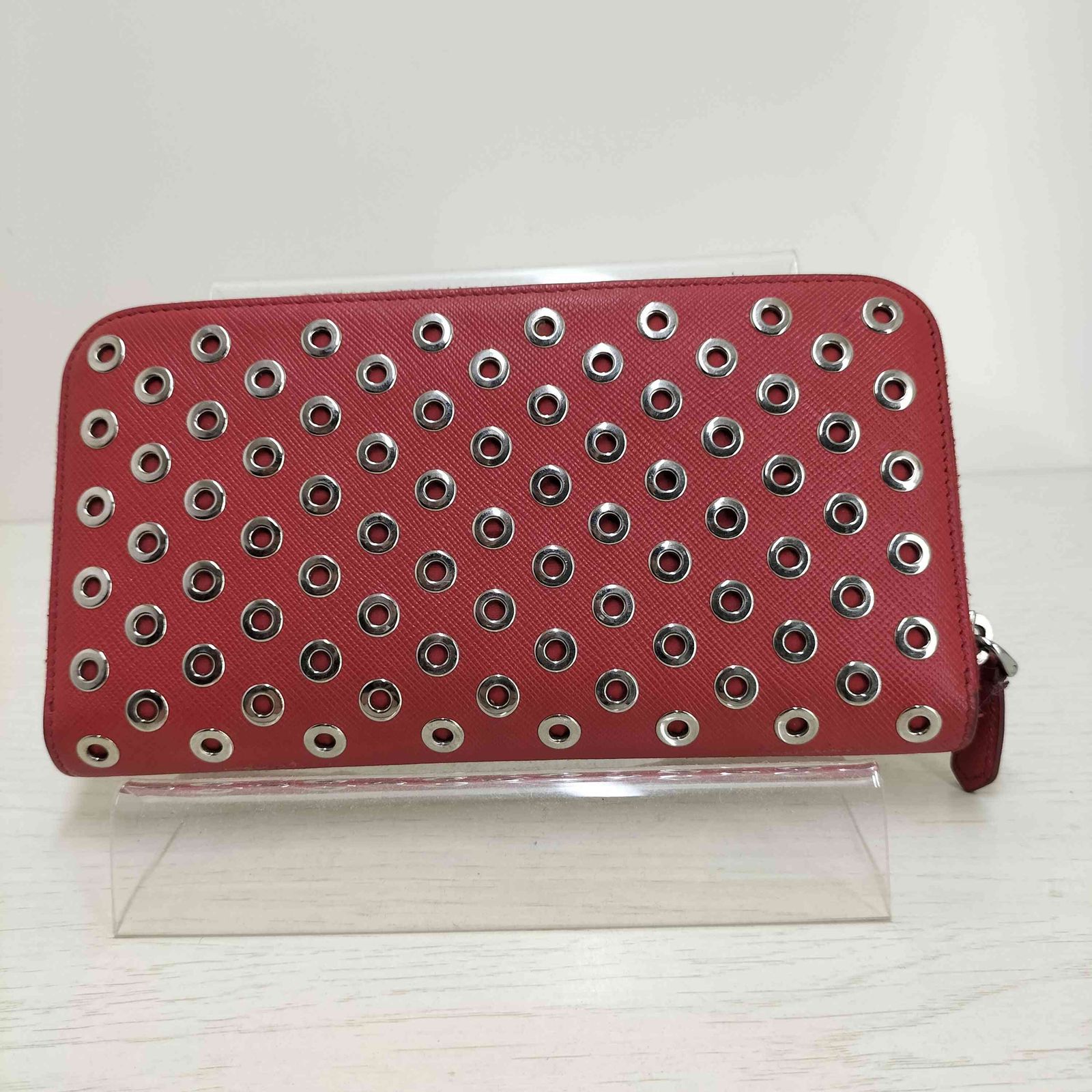 プラダ PRADA サフィアーノラウンドジップ 長財布 メンズ 表記無