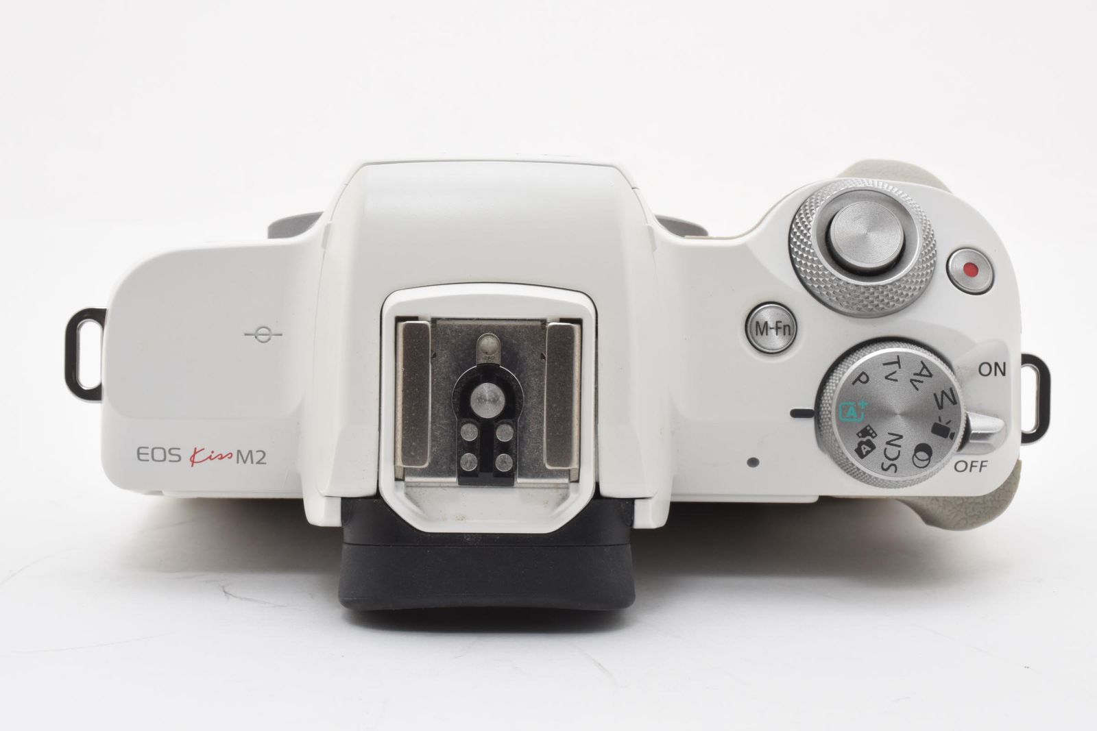 □極上品□ CANON キヤノン EOS Kiss M2 ボディ ホワイト ミラーレス
