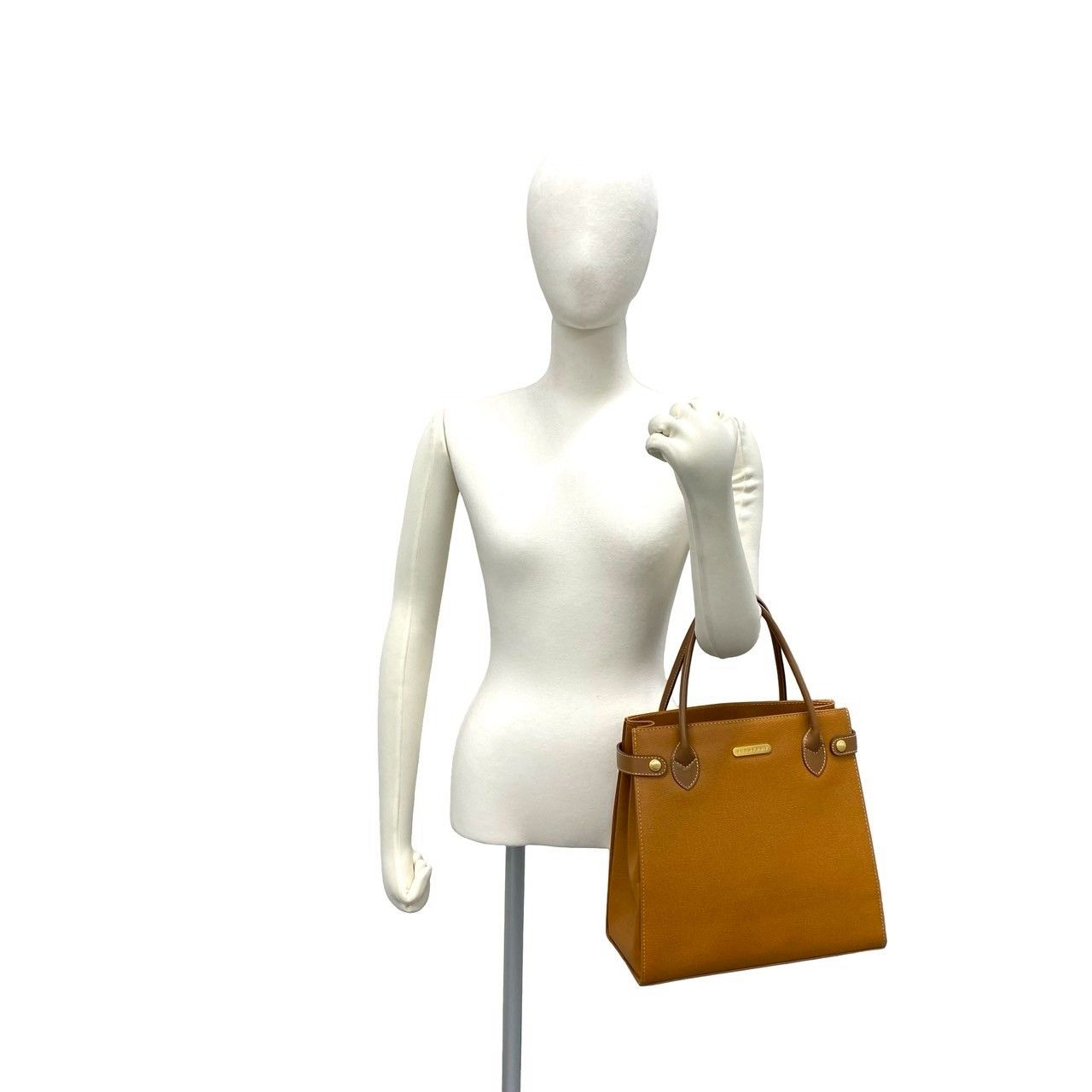 極 美品 希少品 BURBERRY バーバリー ロゴ 金具 ノバチェック 柄