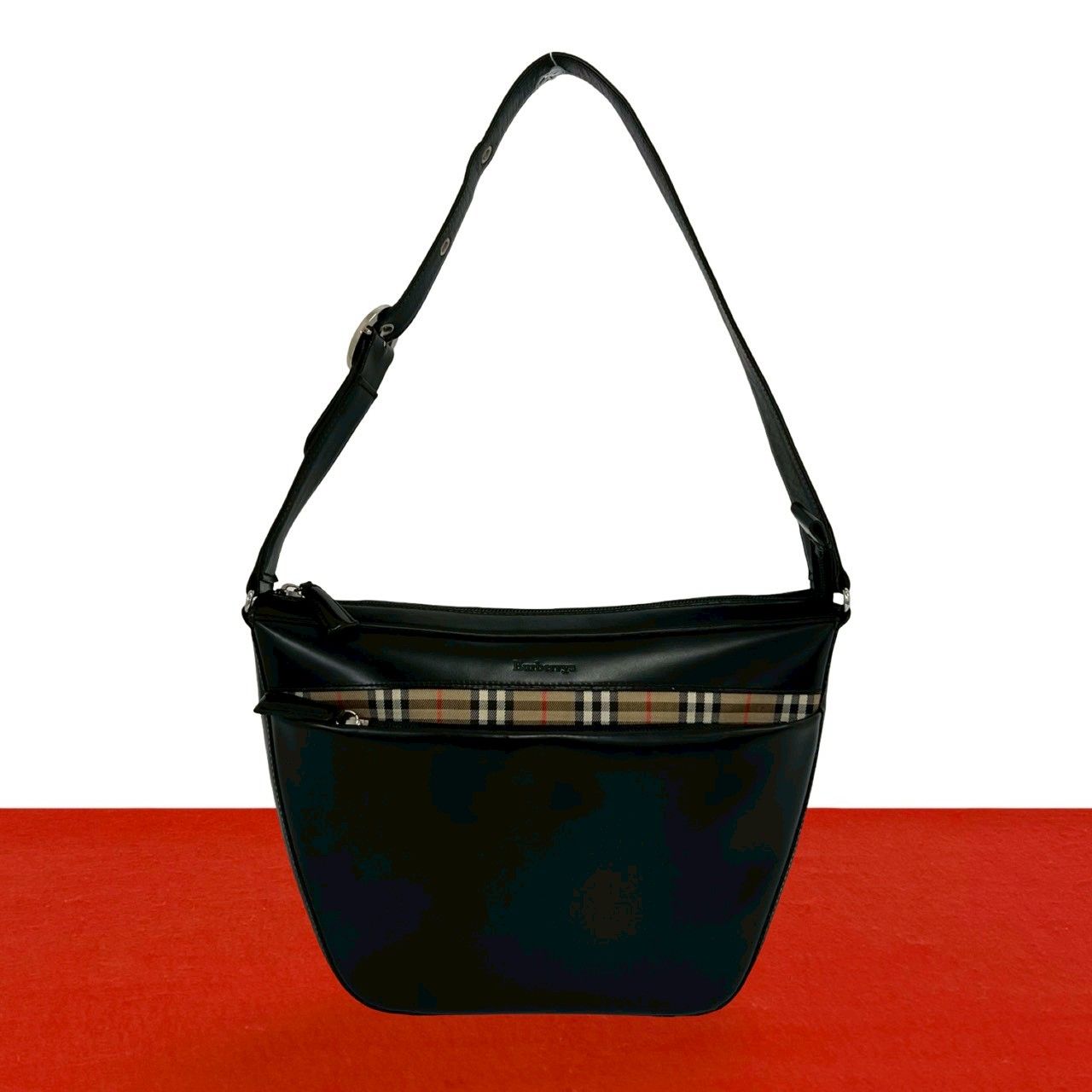 極 美品 Burberrys バーバリーズ ヴィンテージ ロゴ ノバチェック