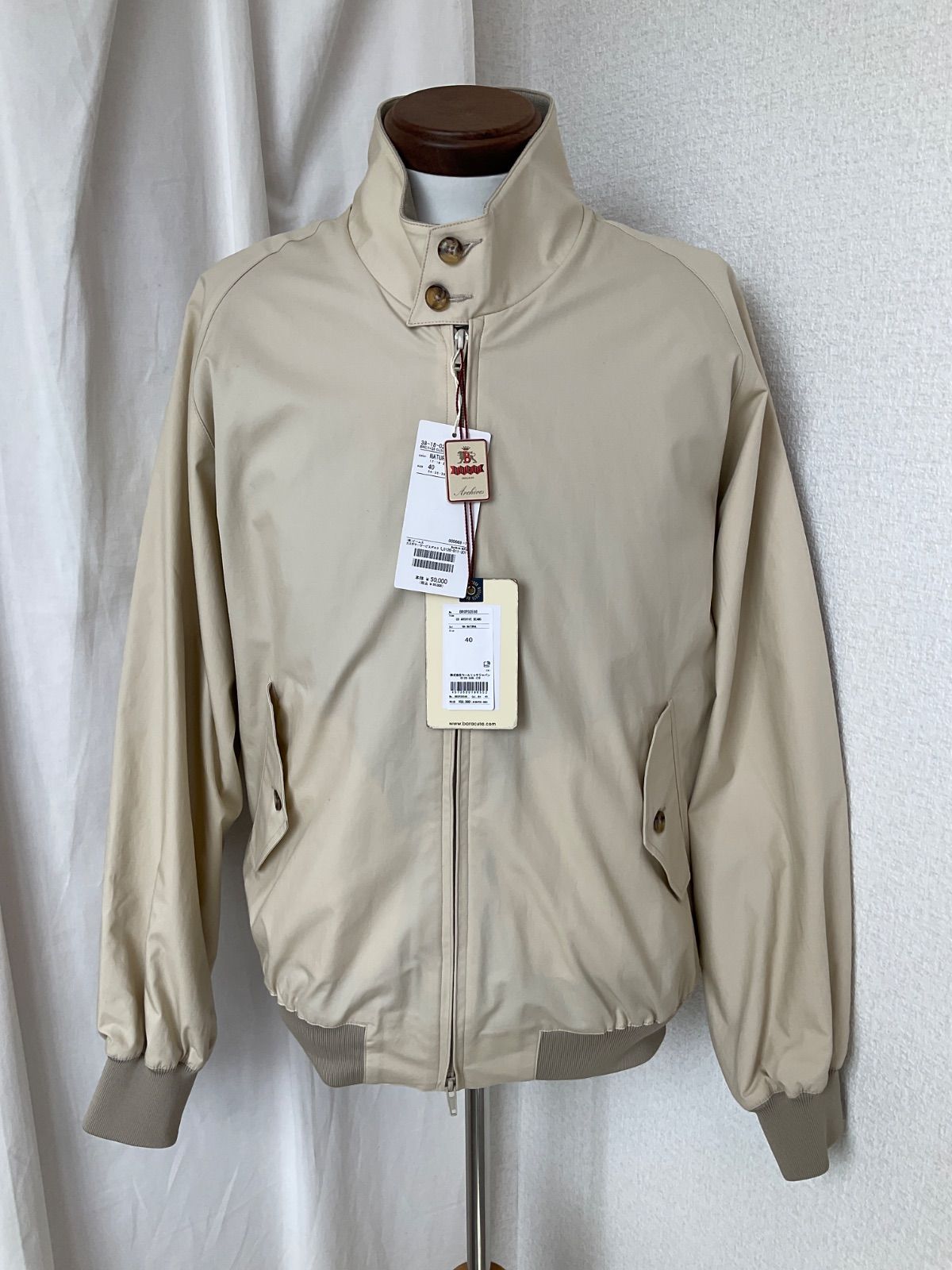 サイズ小さめ】英国製 BARACUTA バラクータ G9 BEAMS別注 サイズ40
