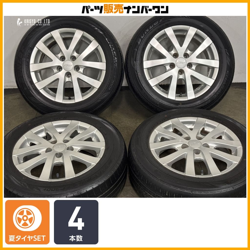 【交換用に】MPW 15in 6J +43 PCD100 ダンロップ エナセーブ EC300+ 185/65R15 プリウス カローラツーリング/スポーツ インプレッサ