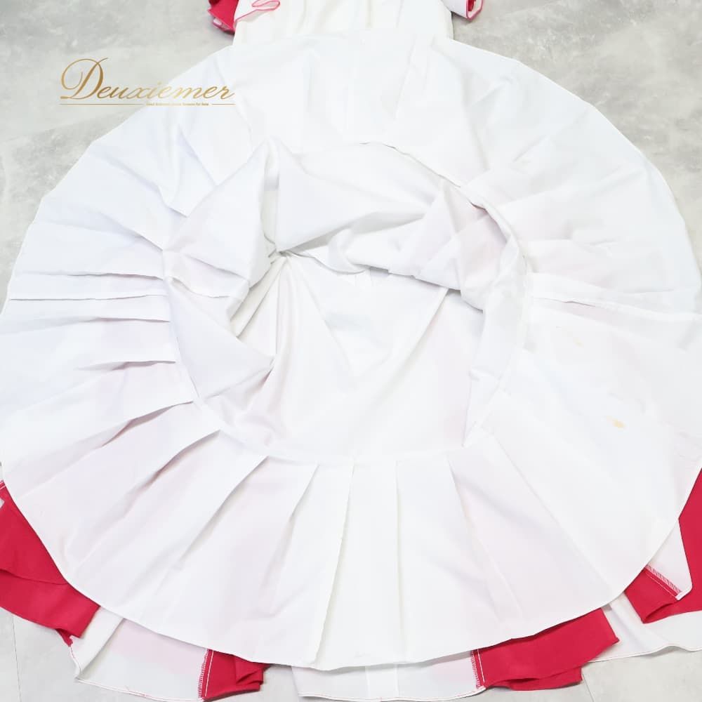 フラメンコ 衣装 creaciones Roal ドレス ワンピース ホワイト系