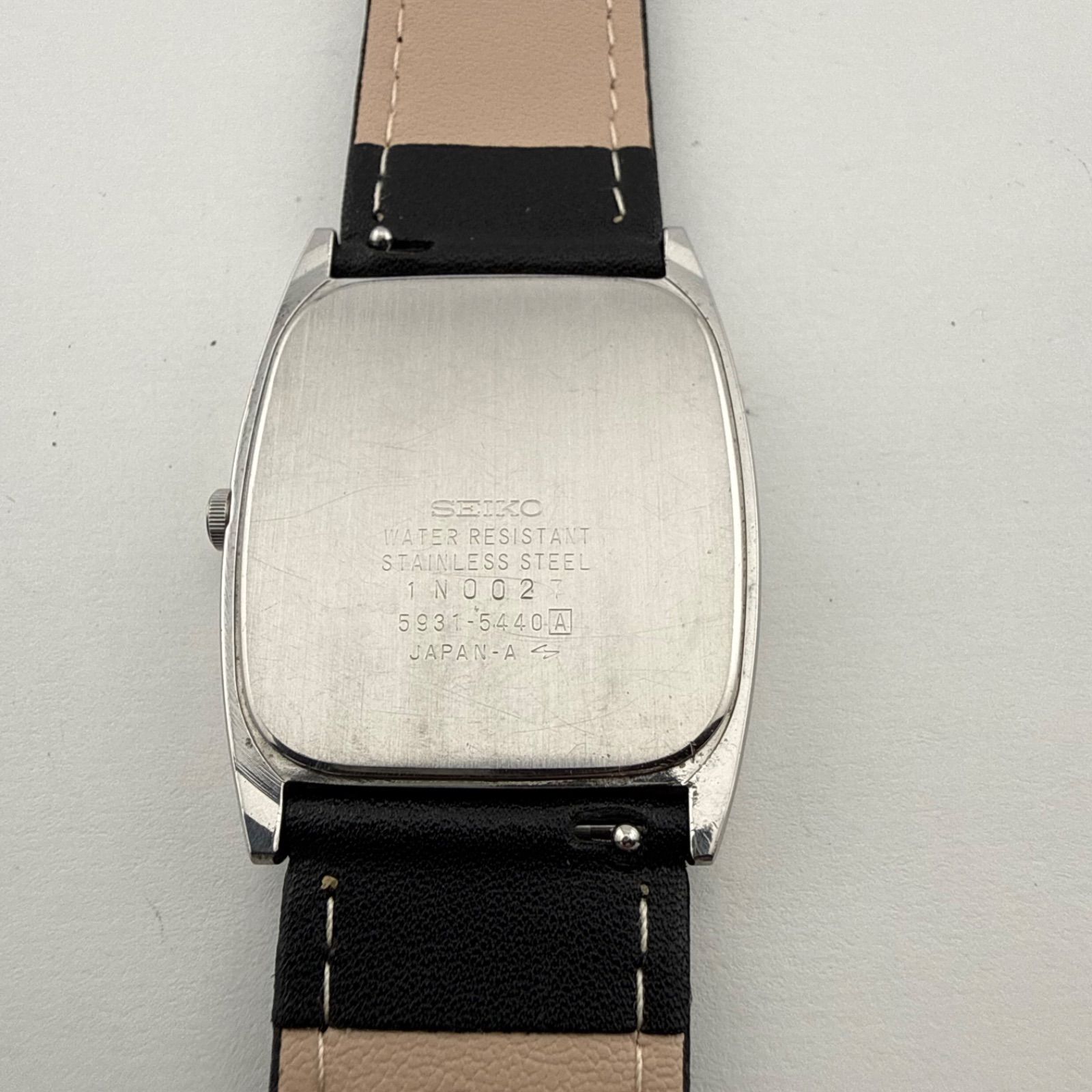 SEIKO 5931-5440 セイコー スクエア メンズ 腕時計 クォーツ 稼働品