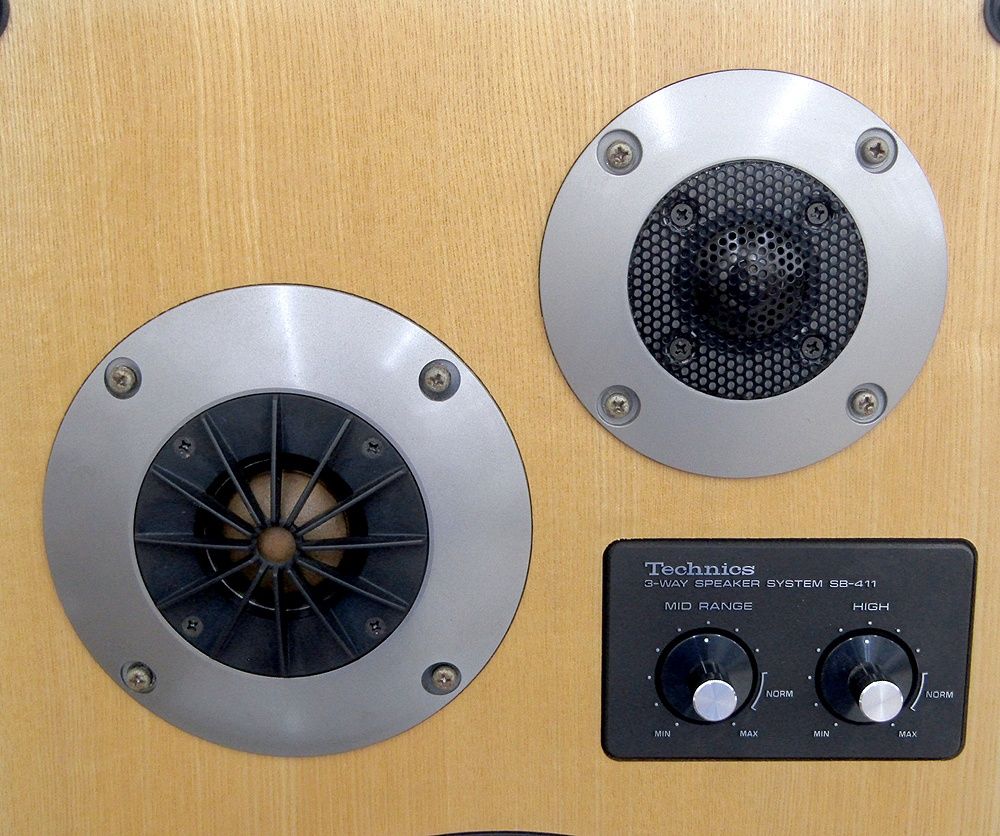 Technics SB-411 3-wayスピーカー Technics テクニクス スピーカーペア SB-411 3Way3スピーカー 密閉方式