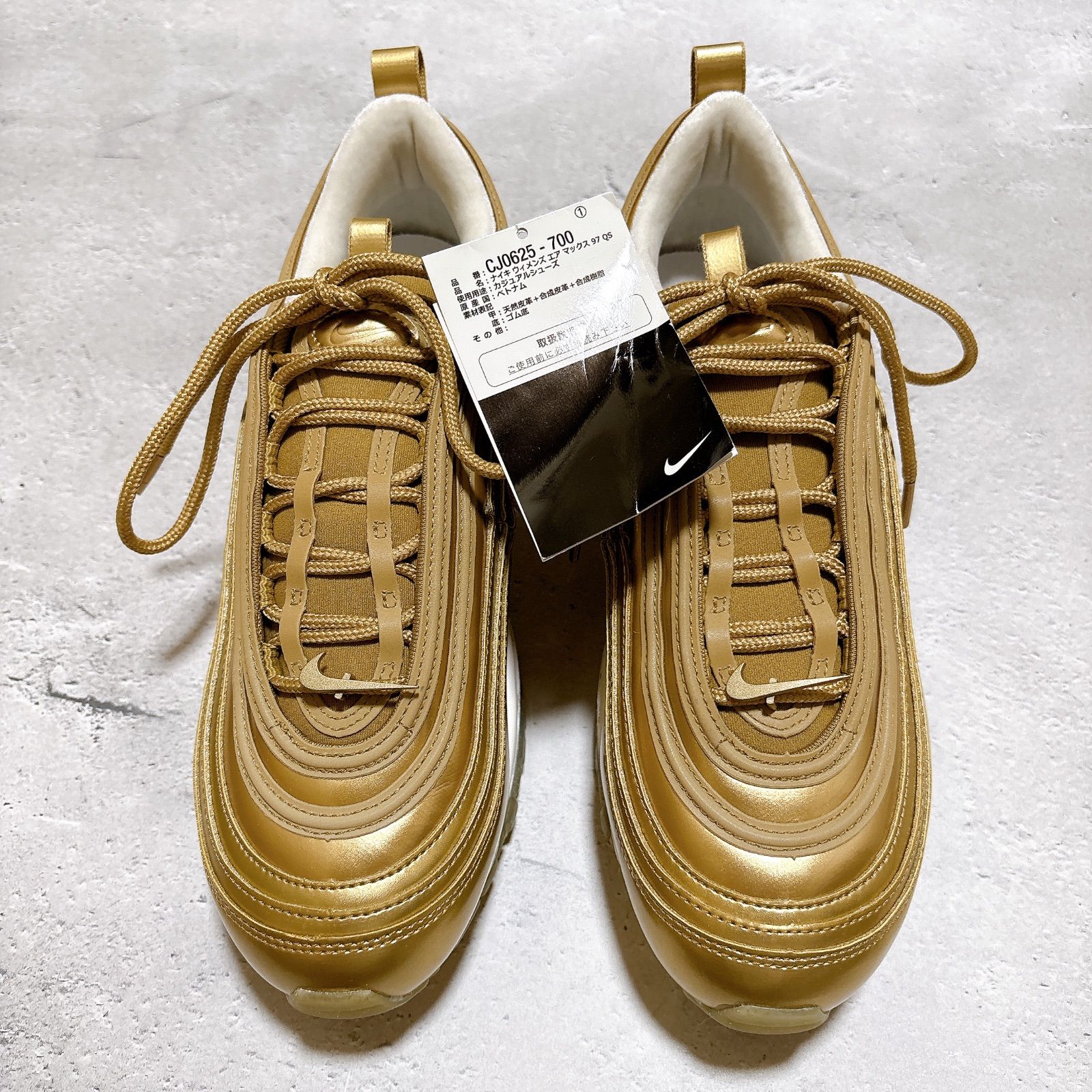 新品定価（参考） ¥20,900 NIKE AIR MAX 97 GOLD 25cm