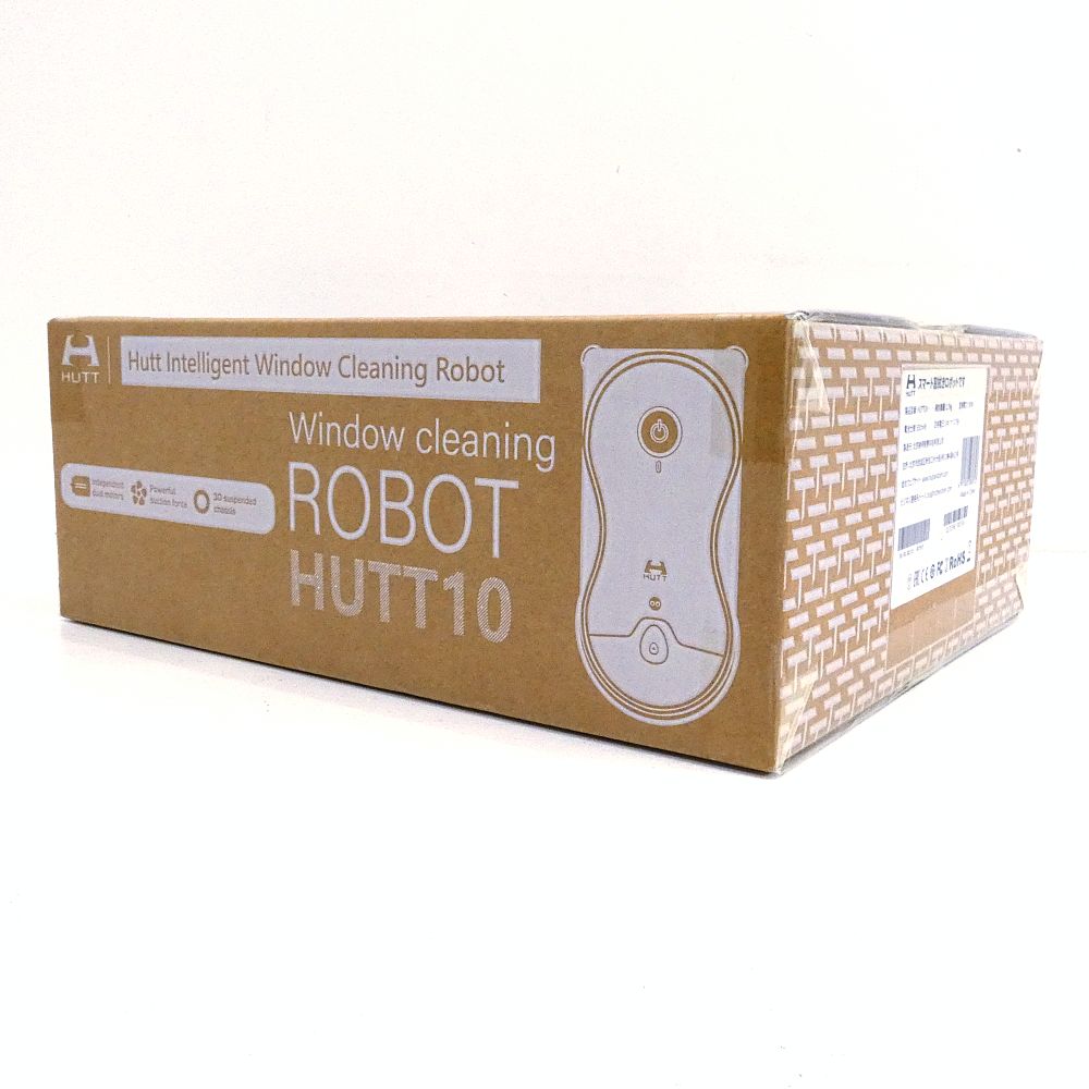 【小牧店】未開封　HUTT　窓拭きロボット　自動窓掃除ロボット　HUTT10 【I419-5923】