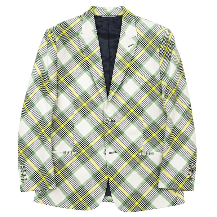極美品】Dior ディオール グレンチェック ジャケット サイズ 48 メンズ