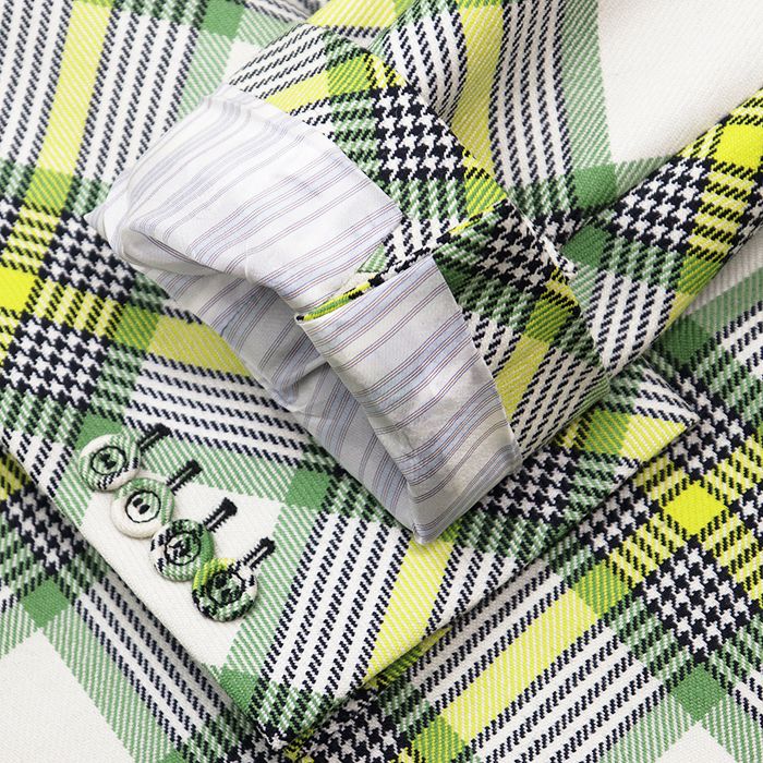 極美品】Dior ディオール グレンチェック ジャケット サイズ 48 メンズ
