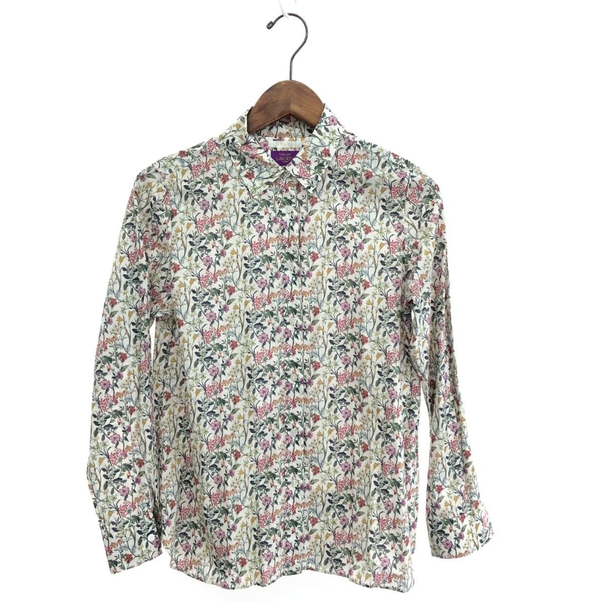 AMACA アマカ 長袖シャツ サイズ:38 LIBERTY/リバティ/ブラウス/花柄 