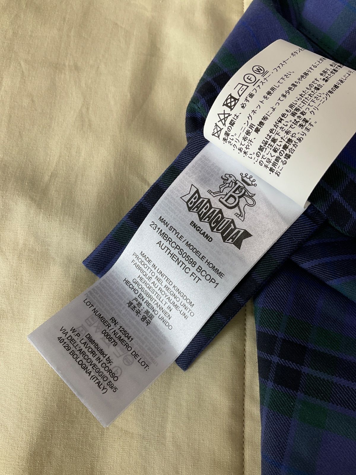 サイズ小さめ】英国製 BARACUTA バラクータ G9 BEAMS別注 サイズ40