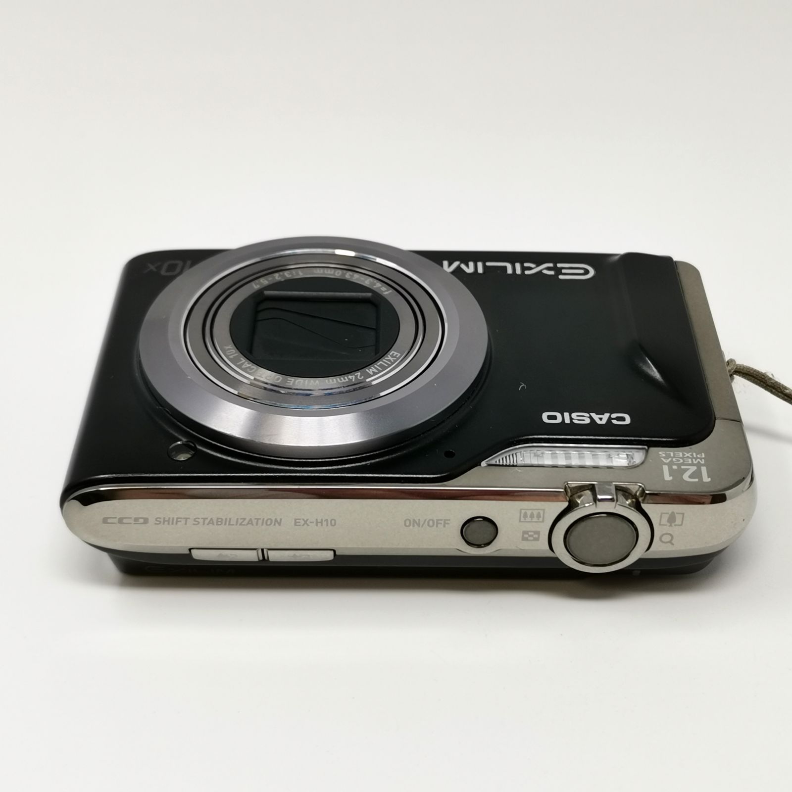 CASIO EXILIM EX-H10 カメラ コンデジ ブラック 動作確認済み 訳あり品