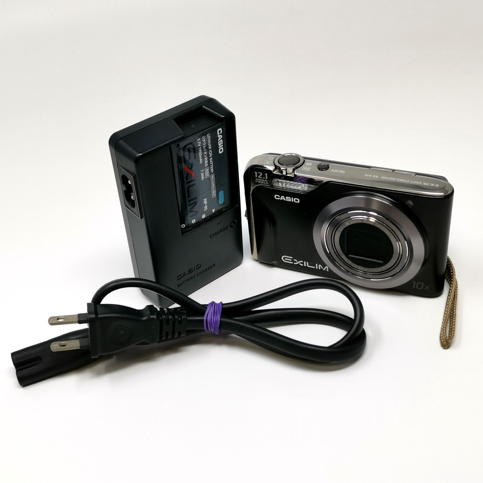 CASIO EXILIM EX-H10 カメラ コンデジ ブラック 動作確認済み 訳あり品