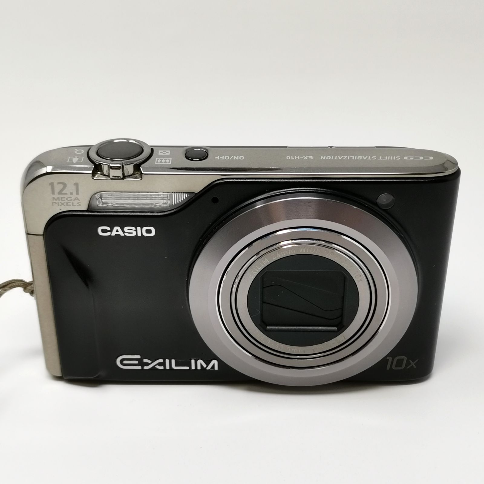 【美品】【動作確認済】CASIO EXILIM EX-H10 ブラック CASIO EXILIM EX-H10 カメラ コンデジ ブラック 動作確認済み 訳あり品