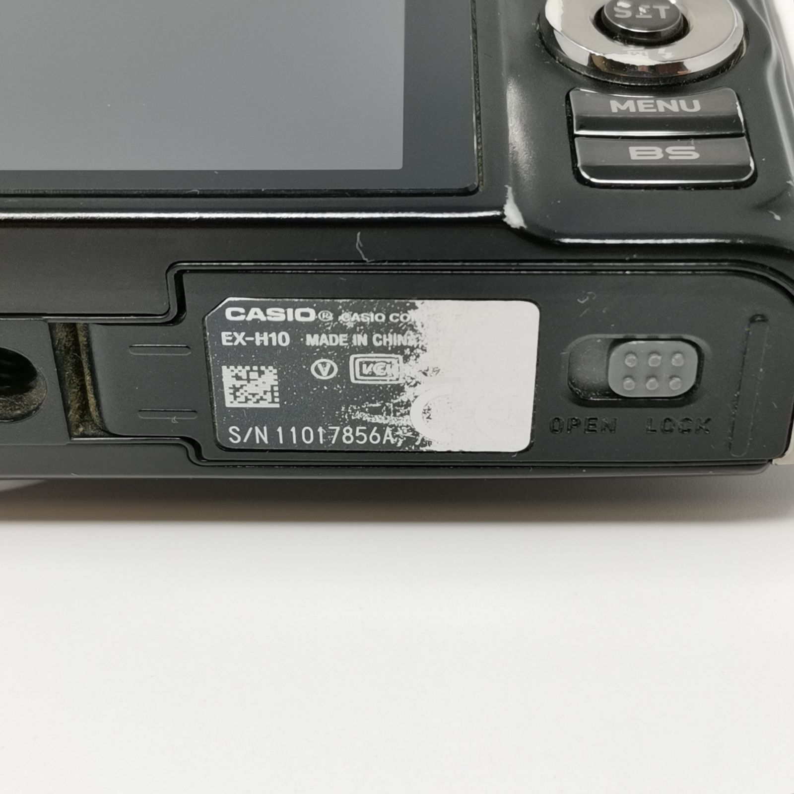 CASIO EXILIM EX-H10 カメラ コンデジ ブラック 動作確認済み 訳あり品